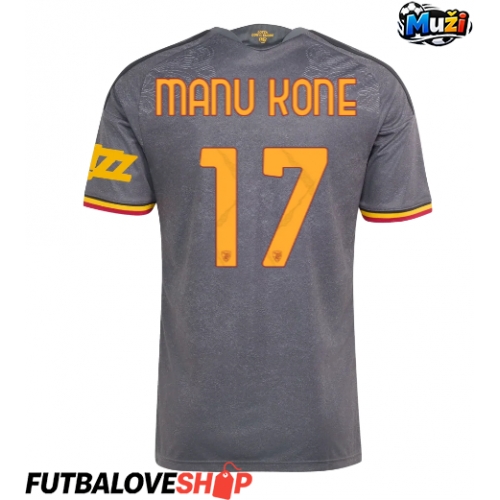 Dres AS Roma Manu Kone #17 Tretina 2026-27 Krátky Rukáv